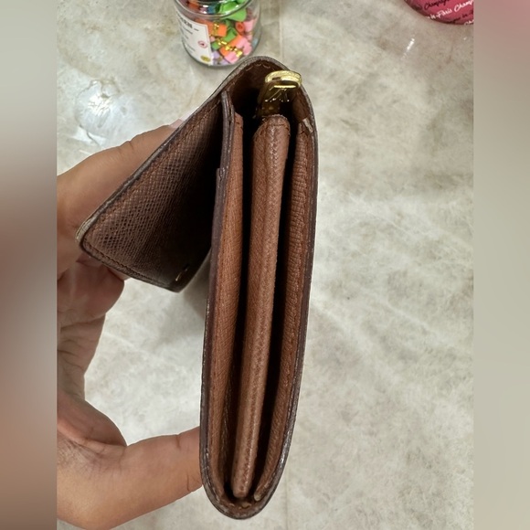 Louis Vuitton Monogram Portefeiulle Sarah Long Bifold Wallet Brown - Picture 7 of 15